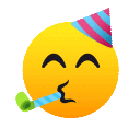 Emoji fazendo festa